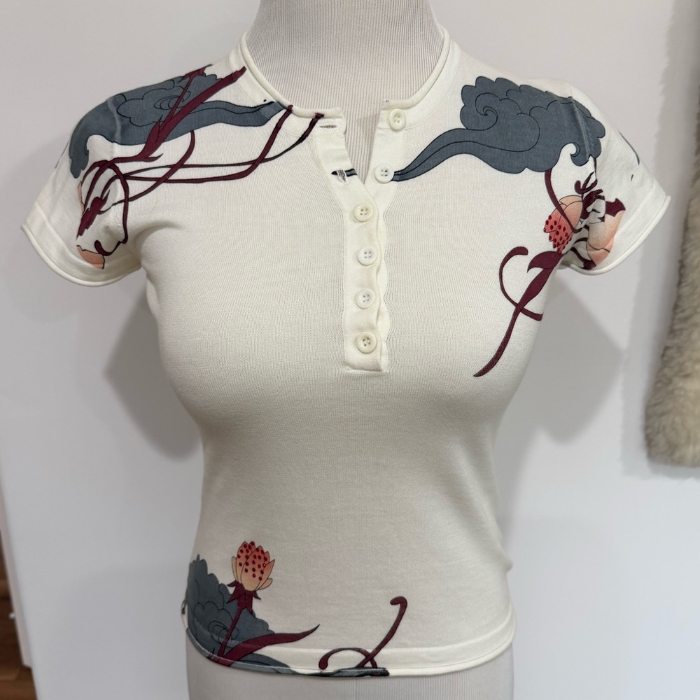 Raw 7 Dragonfly XS Embellished Shortsleeved Top - Picture 2 of 5